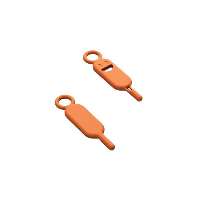 OEM - Nål för SIM-kort Nyckelring - Orange