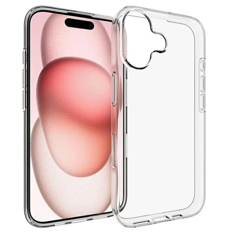 iPhone 17 Mobilskal Crystal Clear TPU - Transparent | 2353 | AlltMobil