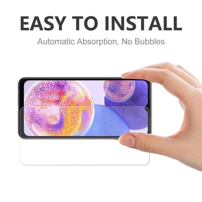 Boom of Sweden - [2-PACK] Galaxy A23 4G/5G Härdat Glas Skärmskydd - Clear