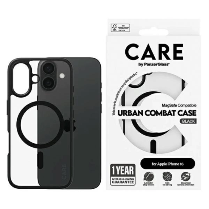 PanzerGlass - CARE iPhone 16 Mobilskal MagSafe Flagship Urban