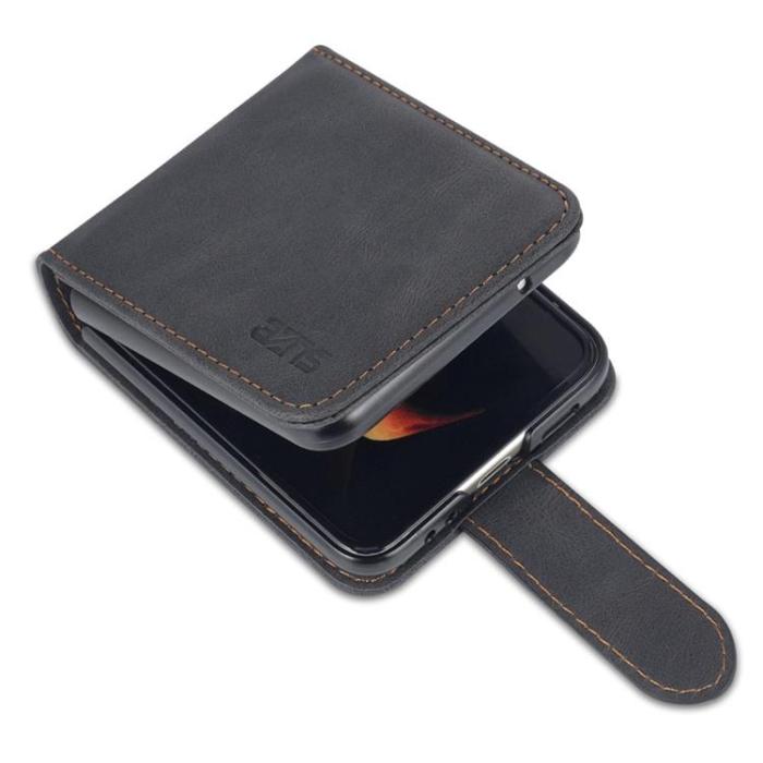 AZNS - AZNS Galaxy Z Flip 4 Plånboksfodral Flipping Magnetic - Svart