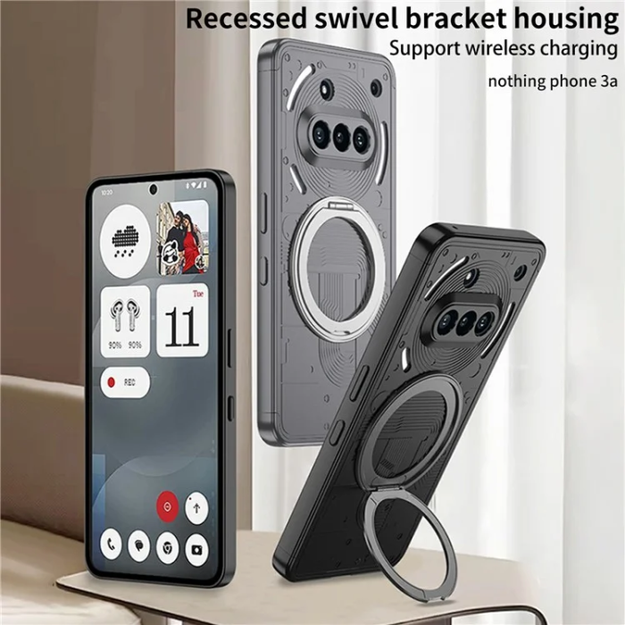 A-One Brand - Nothing Phone (3a) Mobilskal MagSafe Kickstand Shockproof