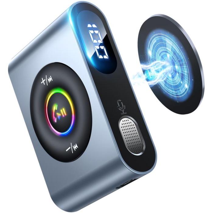 Joyroom - Joyroom Bil Bluetooth 5.3 Sändare och Handsfree Kit - Blå