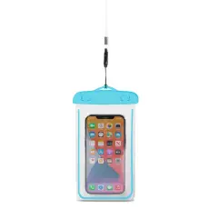 OEM - Vattentätt Mobilfodral PVC Med Lanyard - Blå