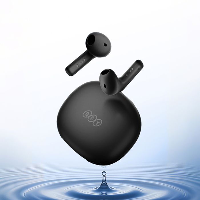 QCY - QCY Trådlös Hörlurar In-Ear med ENC LDAC Hi-Res Audio - Svart