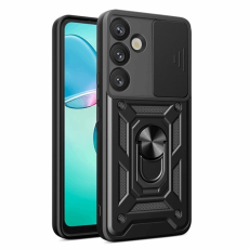 OEM - Galaxy S25 Plus Mobilskal Hybrid Armor Camshield - Svart