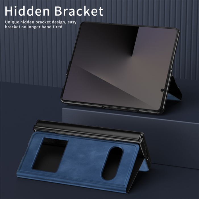 A-One Brand - Galaxy Z Fold7 Fodral View Window - Blå