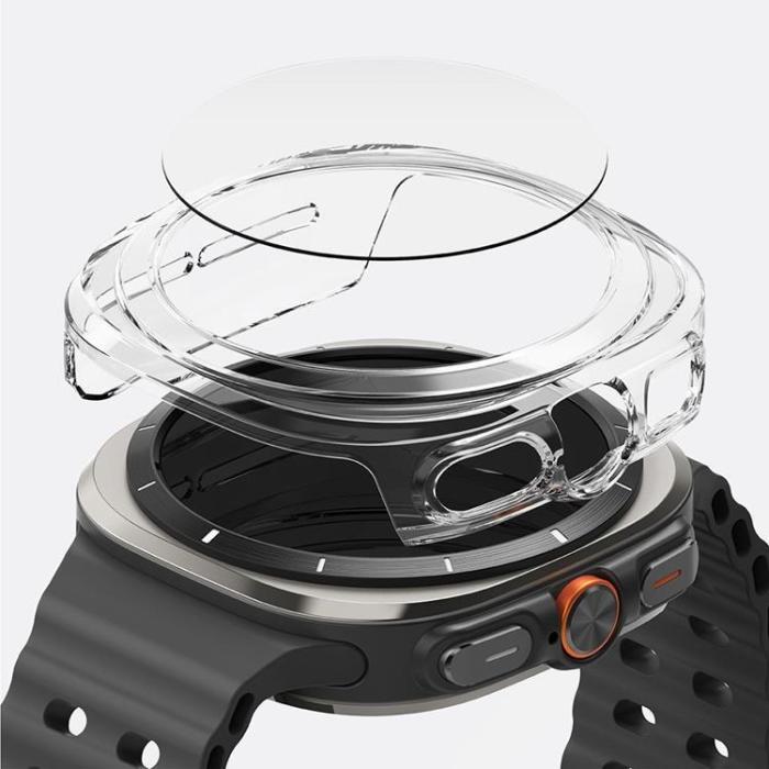 Ringke - Ringke Samsung Galaxy Watch Ultra (47 mm) Skal + Härdat Glas Skärmskydd