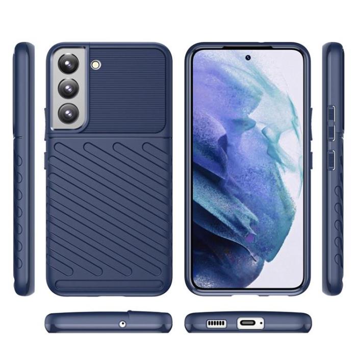 OEM - Thunder Twill Skal Galaxy S22 Plus 5G - Blå