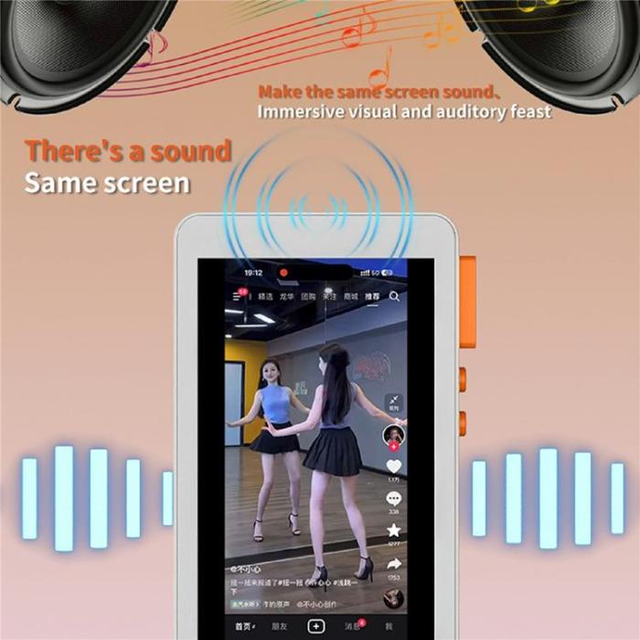 OEM - 8in1 Multifunktionell Mobilselfie Livestreaming Skärmspeglingsenhet X40F - Vit