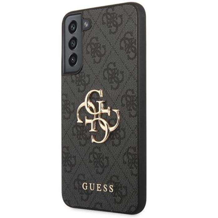 Guess - Guess Galaxy S23 Skal Big Metall Logo - Grå