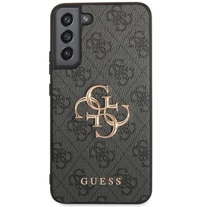 Guess - Guess Galaxy S23 Skal Big Metall Logo - Grå