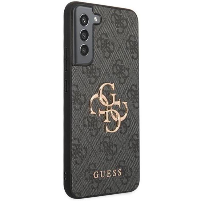 Guess - Guess Galaxy S23 Skal Big Metall Logo - Grå