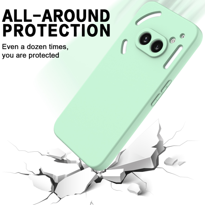 A-One Brand - Nothing Phone (2a) Plus Mobilskal Liquid Silikon med Handrem