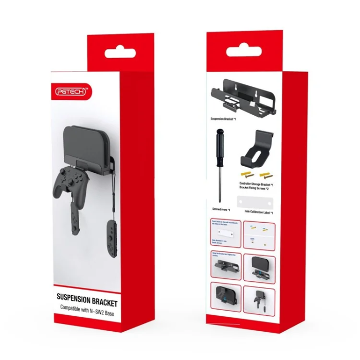 PGTECH - PGTECH Nintendo Switch 2 Väggfäste med Styrenhetshängare