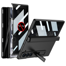 GKK - GKK Galaxy Z Fold 6 Mobilskal med Privacy Skärmskydd - Svart