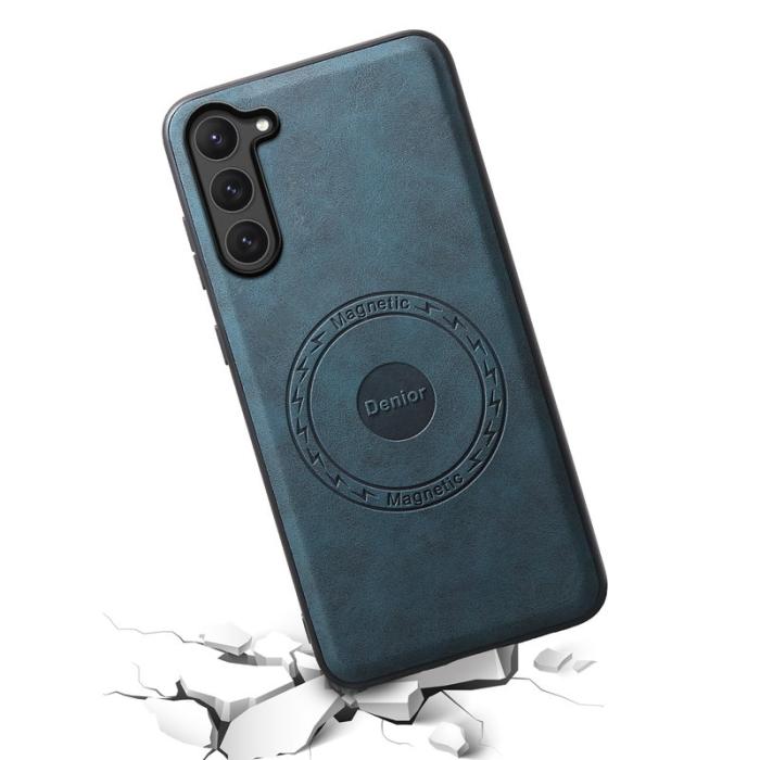 DENIOR - DENIOR D14 Samsung Galaxy S23 Fodral Hybrid Blå med Ställning