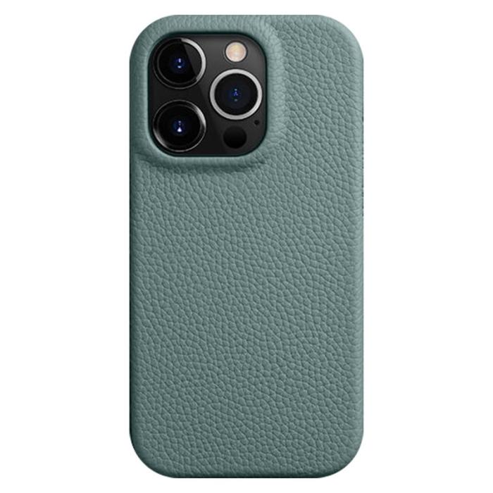 Melkco - MELKCO Mobilskal till iPhone 14 Pro Max Äkta Läder Belagt PC - Blå