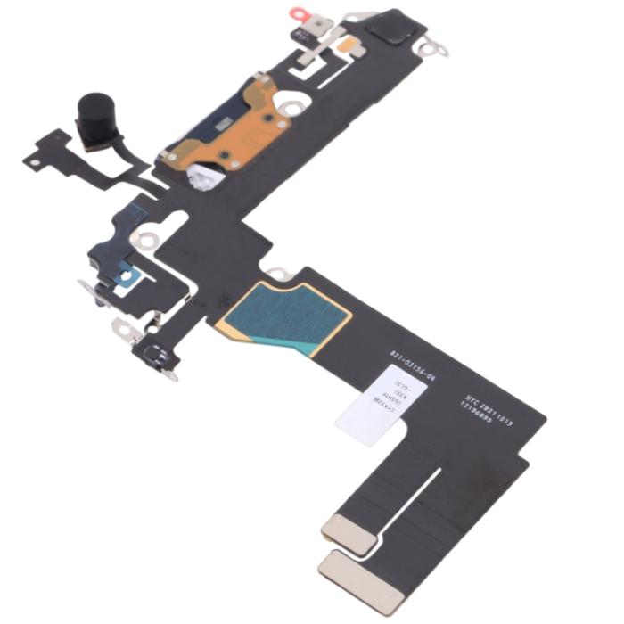 UTGATT1 - iPhone 13 Mini Laddkontakt med Flex - Svart