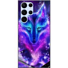 iSecrets - Mobilskal till Samsung Galaxy S22 Ultra 5G med Neon Varg