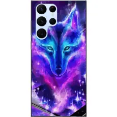 Gustaf - Mobilskal till Samsung Galaxy S22 Ultra 5G med Neon Varg