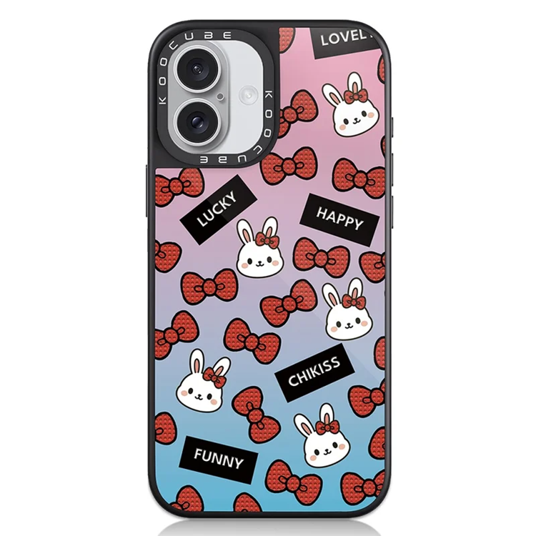 iPhone 16 Plus Mobilskal MagSafe Aluminium Silikon (Style J) | 2353 | AlltMobil