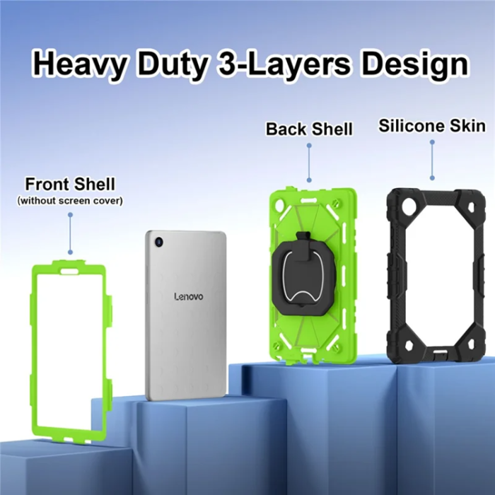 A-One Brand - Lenovo Tab K9 Mobilskal Silikon Kickstand