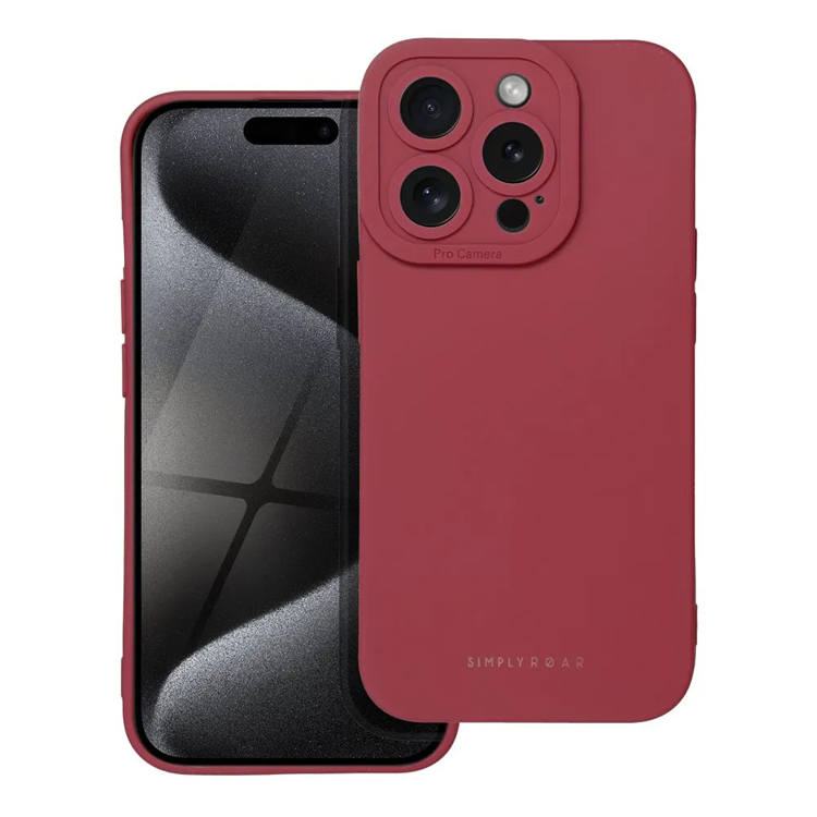 Roar iPhone 15 Pro Mobilskal Luna - Röd | 2353 | AlltMobil