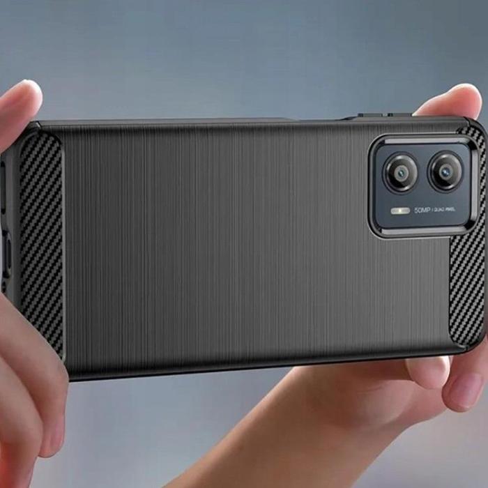 UTGATT - Tech-Protect Motorola Moto G53 5G Mobiskal TPU Carbon - Svart