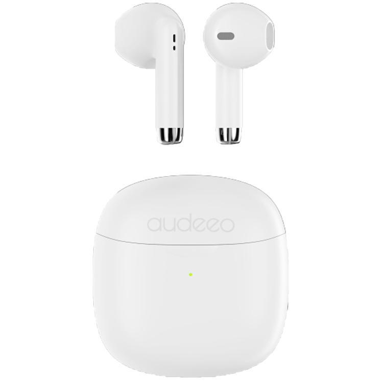 Audeeo TWS In-Ear Hörlurar Bluetooth Earbuds Orbiter - Vit