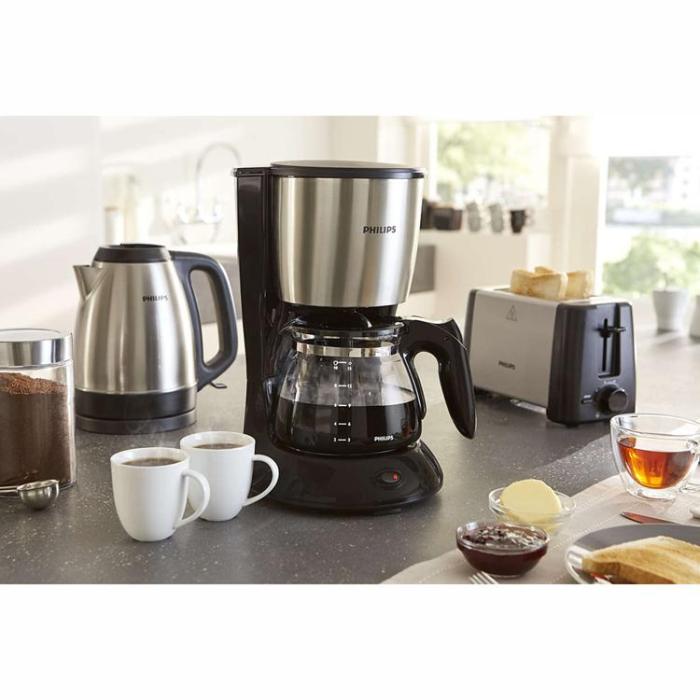 Philips - Philips Kaffebryggare HD7462/20 Daily with Glass jug