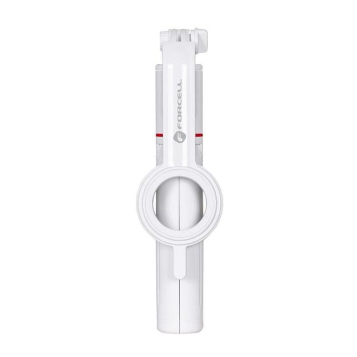 Forcell - Forcell MagSafe Selfiestick Med Trådlös Kontroll F-Grip - Vit