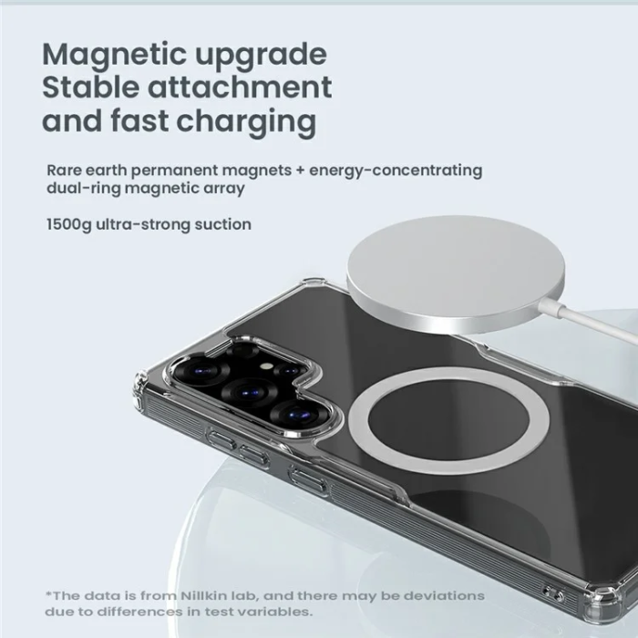 Nillkin - Nillkin Galaxy S25 Ultra Mobilskal Magsafe Pro - Transparent