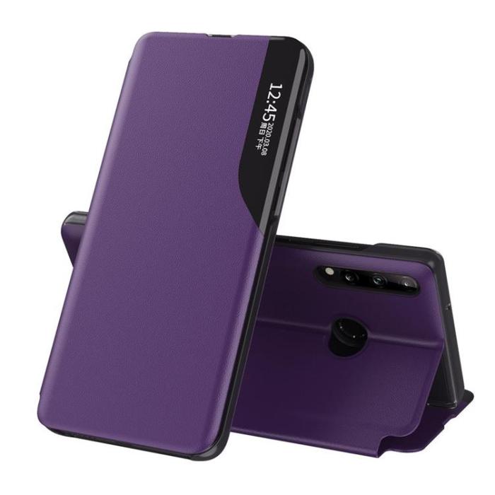 UTGATT1 - Eco Leather View Fodral Huawei P40 Lite E - Lila