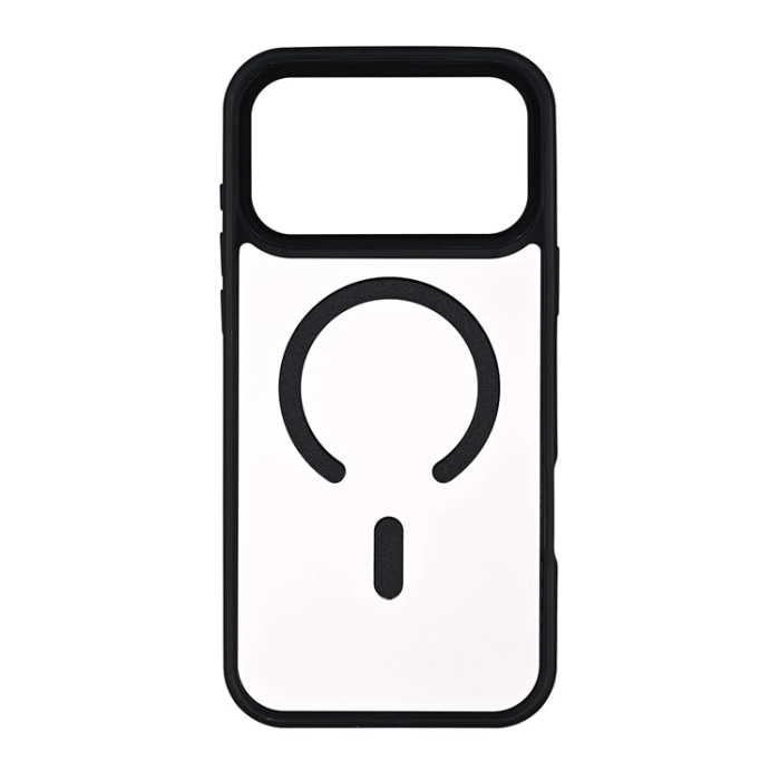 Onsala - ONSALA iPhone 17 Pro Max Mobilskal MagSafe Bumper - Svart-Clear