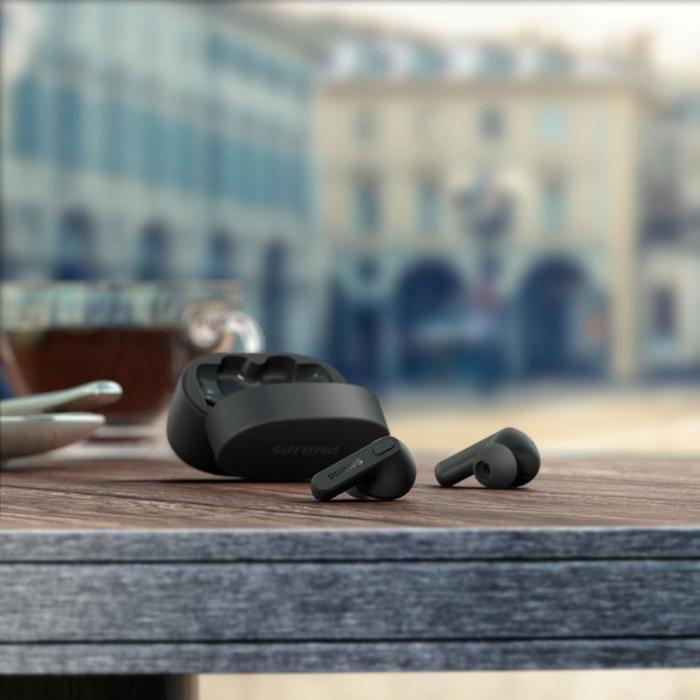 Philips - PHILIPS True Wireless In-Ear-Hörlurar, IPX4-klass - Svart