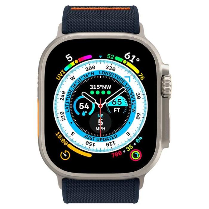 Spigen - Spigen Apple Watch 7/8 (45/49mm) Armband Fit Lite - Navy