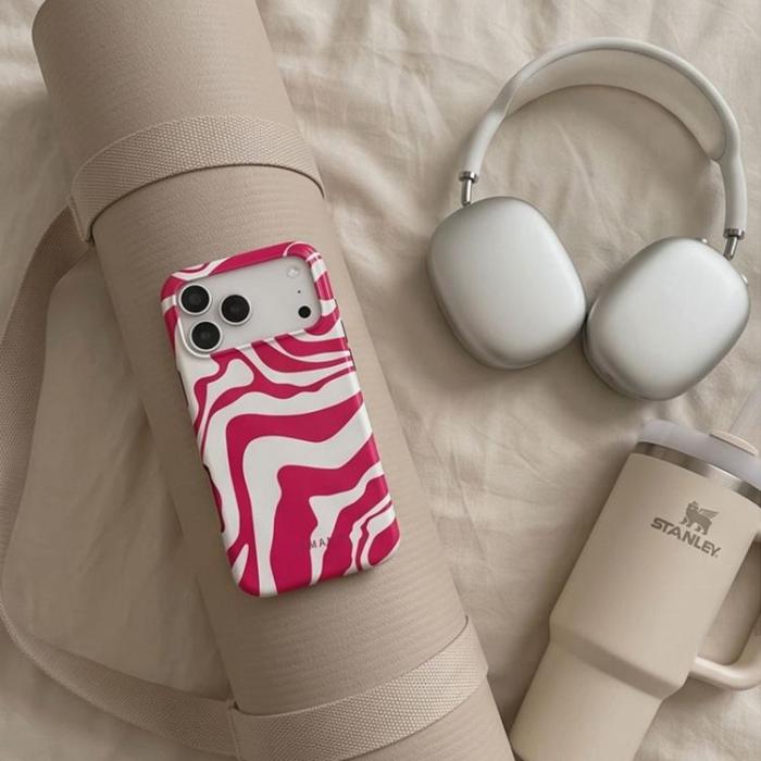 Tech-Protect - Tech-Protect Mobilskal För iPhone 18 Pro Magsafe Lamano - Flamingo Bloom