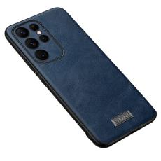 SULADA - SULADA Mobilskal till Galaxy S24 Ultra PU L&auml;der TPU PC Bl&aring;