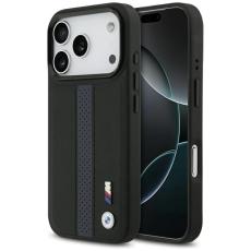 BMW - BMW iPhone 17 Pro Mobilskal MagSafe M Perforated Stripe Logo - Blå