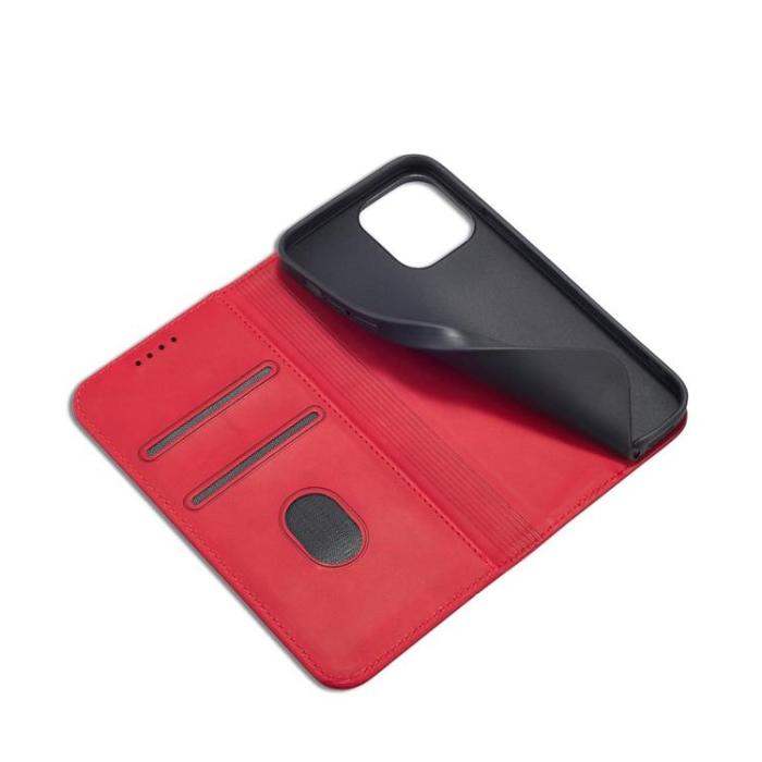 OEM - iPhone 13 Pro Max Plånboksfodral Magnet Fancy - Röd
