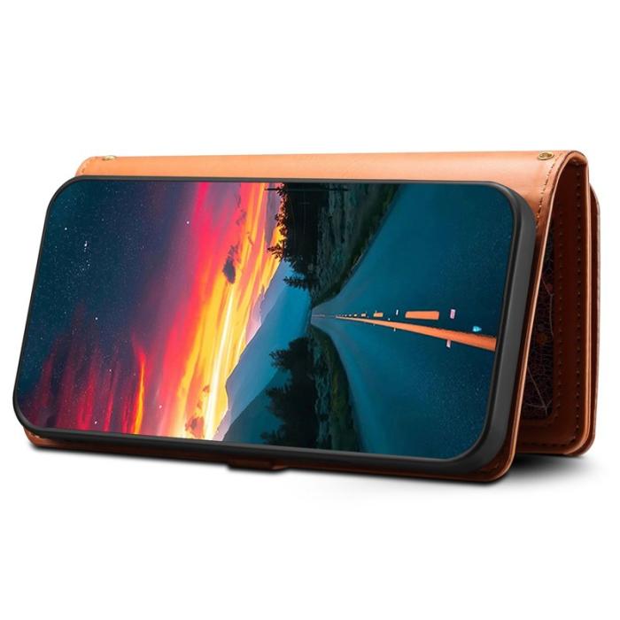 ESEBLE - ESEBLE Mobilfodral för Samsung Galaxy S26 Konstläder RFID - Brun