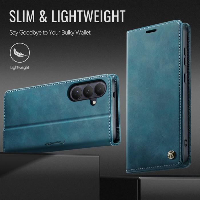 Caseme - CaseMe Plånboksfodral för Samsung Galaxy S26 Konstläder RFID - Grön