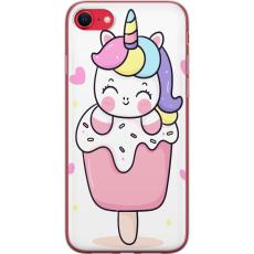 iSecrets - Mobilskal till Apple iPhone SE (2022) med Glad enhörning