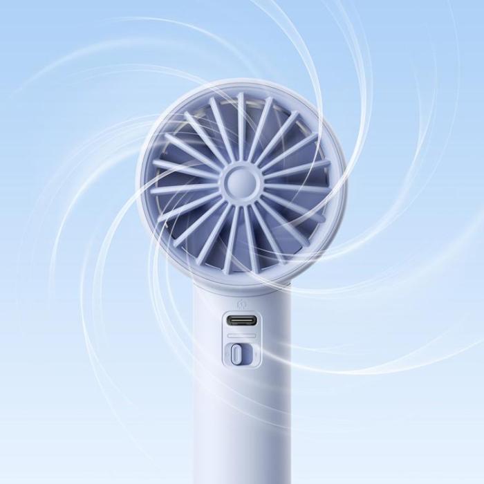 Jisulife - Jisulife Bärbar USB Handfläkt 5000 mAh Fan 10S - Blå