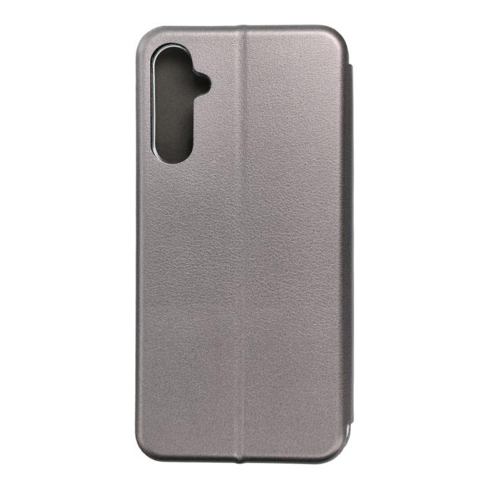 Forcell - Forcell Elegance Bok för Samsung A34 5G grå
