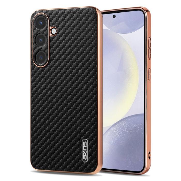 AZNS - AZNS Mobilskal för Samsung Galaxy S26 Elektroplätering PU + TPU - Svart