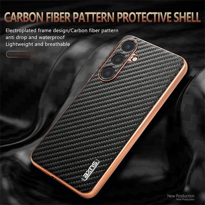 AZNS - AZNS Mobilskal för Samsung Galaxy S26 Elektroplätering PU + TPU - Svart