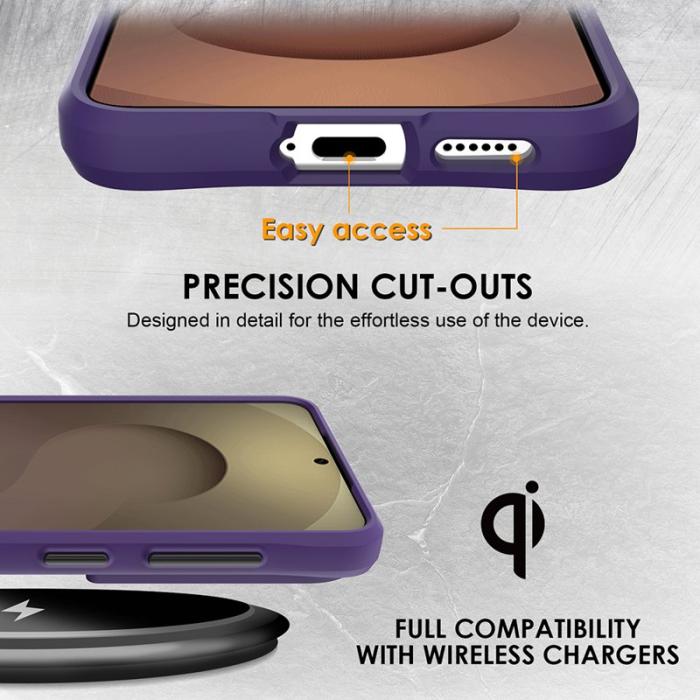 OEM - Mobilskal för Samsung Galaxy S26 Plus Hybrid PC + TPU Stöttålig - Lila
