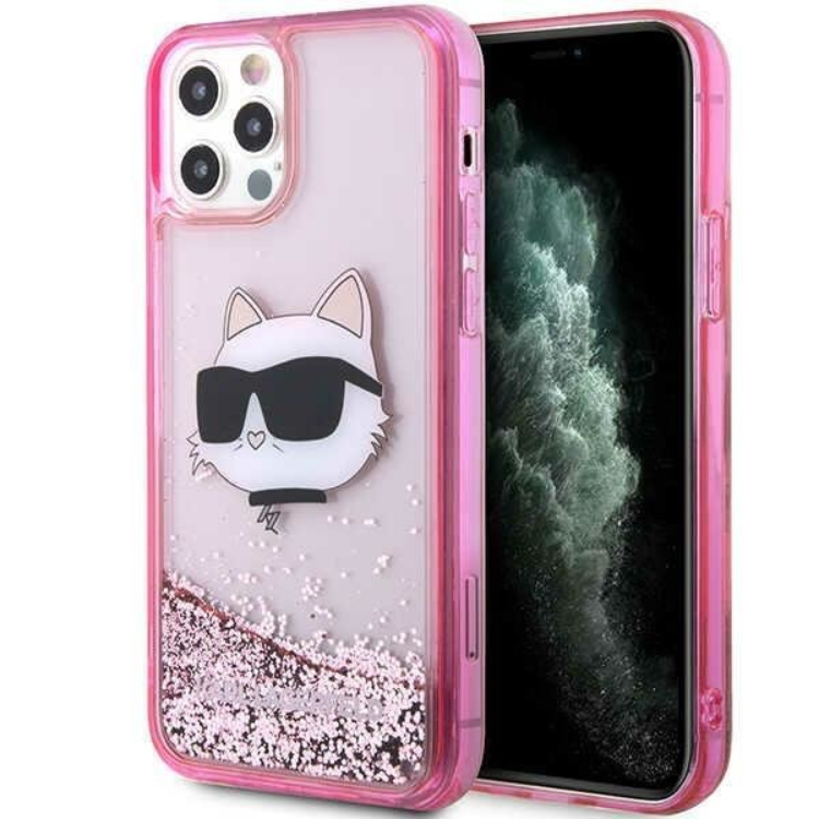 Karl Lagerfeld iPhone 12/12 Pro Mobilskal Choupettes Head - Rosa | 2353 | AlltMobil